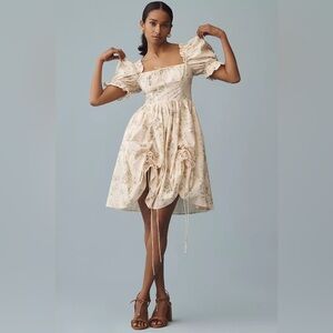 lines on dress Modern Romantic A-line Gown With Corset main image 0